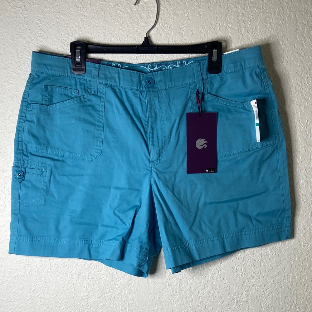 Gloria Vanderbilt Turquoise Men's Cargo Shorts